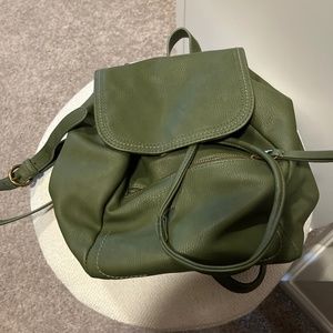 Green backpack